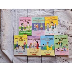 The Babysitters Club Book Lot of 8 Books #1-7 & #10 Graphic Novels